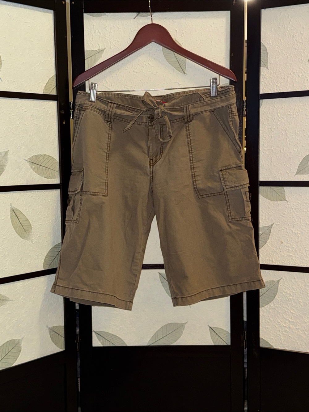 Junior Brown Cargo Shorts
